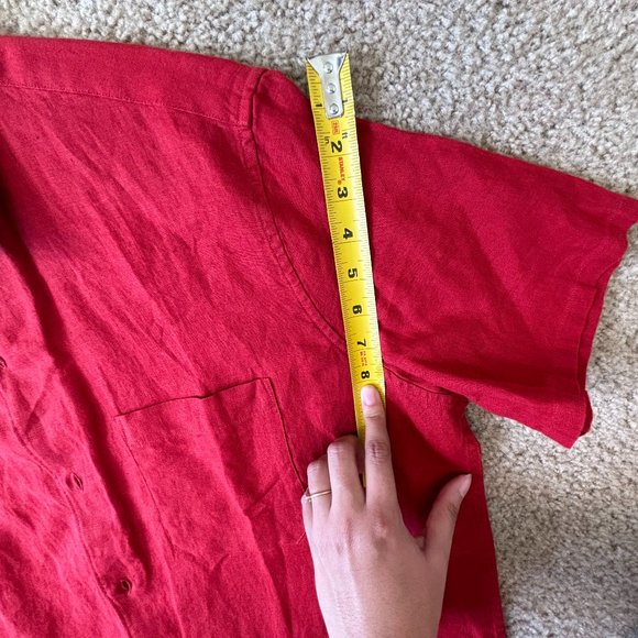 Banana Republic 100% Linen Button Down Shirt. - Picture 5 of 7